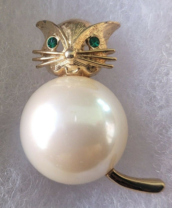 1960's MARVELLA PEARL KITTY - Cute "Pearl" Belly … - image 2