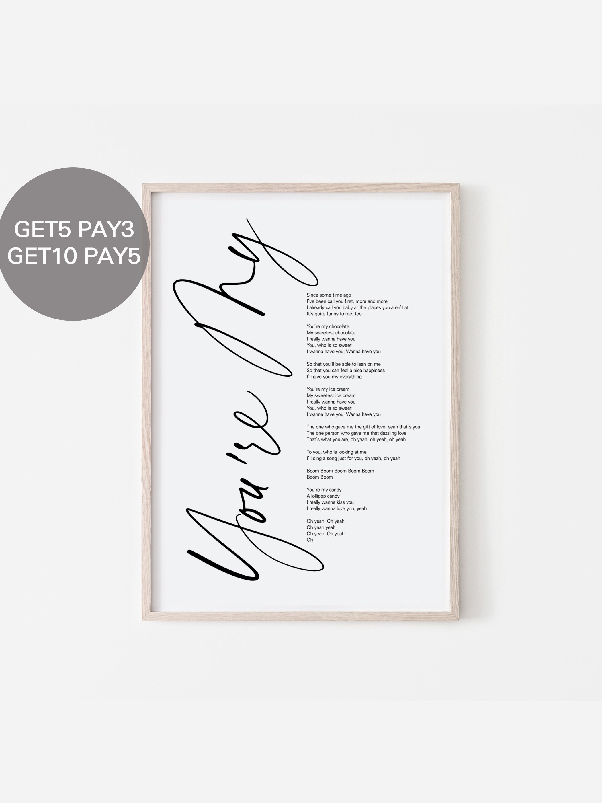 Bts You Re My Lyrics Prints Poster Digital Download Etsy Ireland Bts You Re My Lyrics Prints Poster Digital Download Etsy Ireland