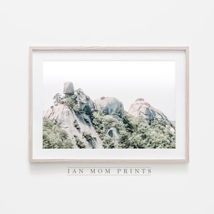 Inwangsan, Seoul, Korea Travel Landscape, (Digital Download), Photography Large Wall Art, Room Decor, Wall Hanging