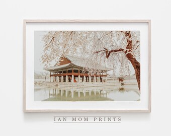 Gyeongbokgung Palace Seoul, Korea Travel Landscape, (Digital Download), Photography Large Wall Art, Room Decor, Wall Hanging