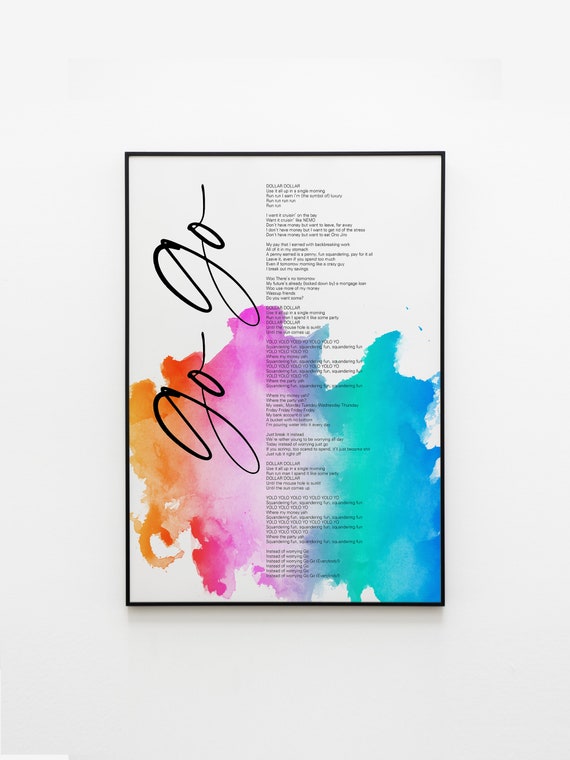 Wall Décor Home & Living Prints Poster 453 BTS SUGA What do you think