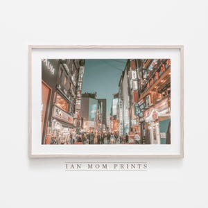 Myungdong Street, Seoul Cityscape, Korea Travel Landscape, (Digital Download), Photography Large Wall Art, Room Decor, Wall Hanging
