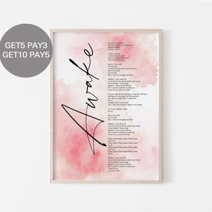 Bts Paradise Lyrics Posters for Sale