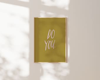 Do You Quote Wand Kunstdruck, Sofortiger digitaler Download, A4/A3/A2, druckbar, Zuhause, Büro, Schlafzimmer
