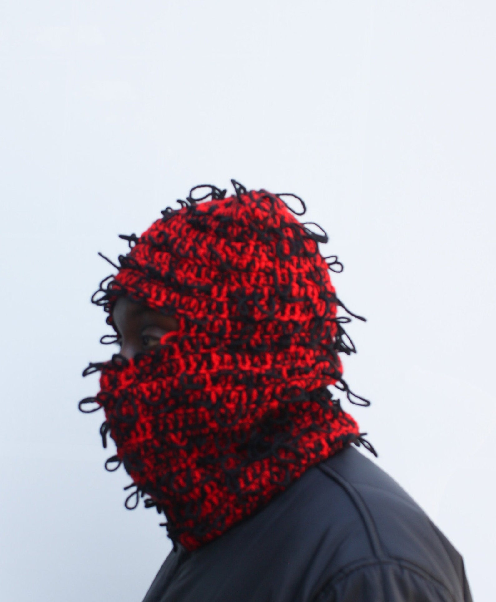 Crochet Ski Mask Distressed Balaclava Etsy UK