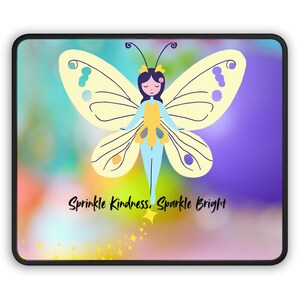 Tapis de souris de jeu Butterfly : décoration de bureau inspirante