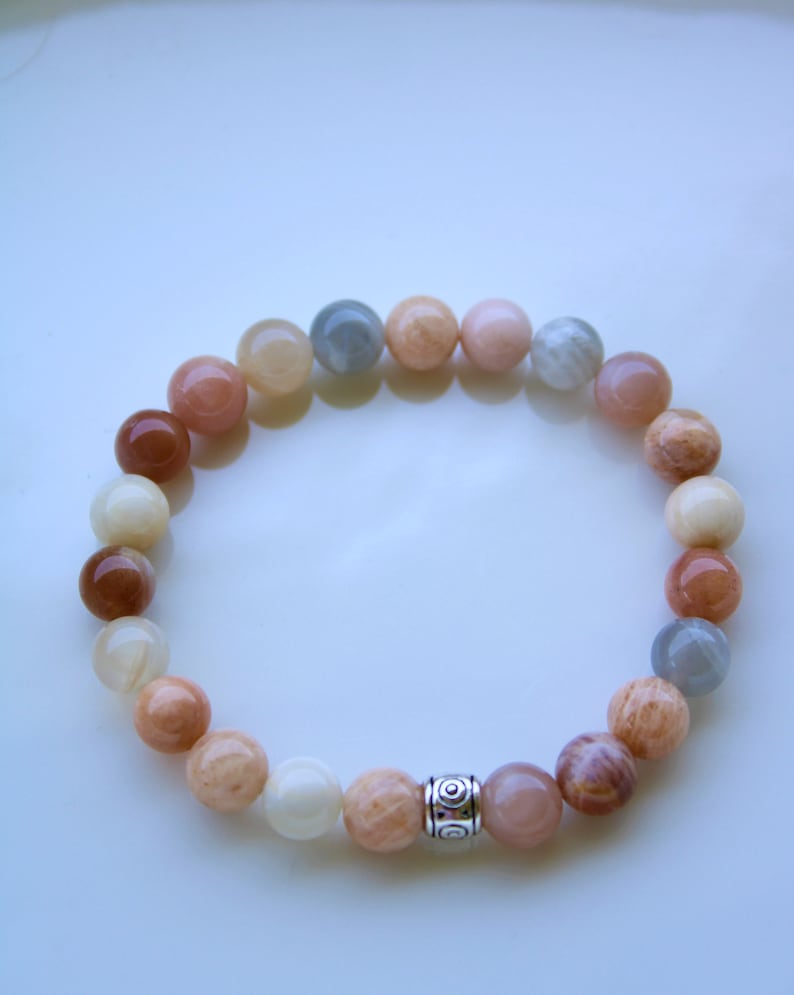 Sunstone Stretch Bracelet Sunstone Beaded Bracelet Gemstone Beaded Sunstone Bracelet for Women Sunstone Bracelet Healing stones,Reiki