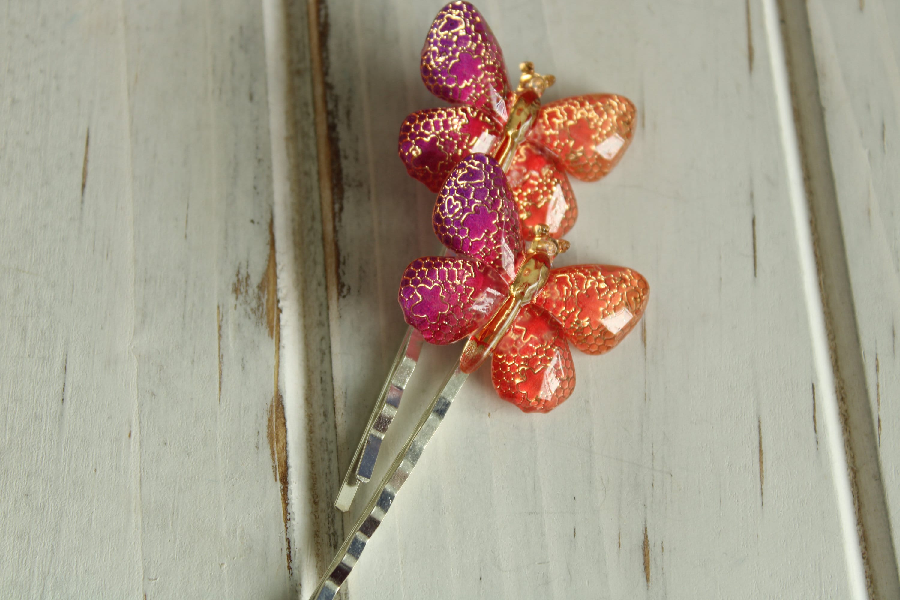 Butterfly Hair Pins Butterfly Hair Accessories Butterfly Etsy