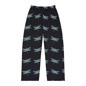 Dragonfly Pajama Pants | Watercolor Print Lounge Sleepwear image 3