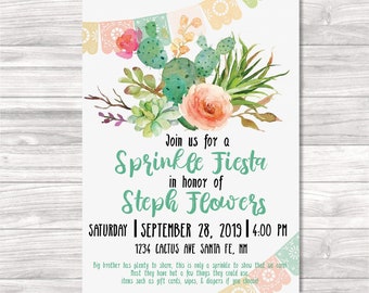 Fiesta Baby Invitation