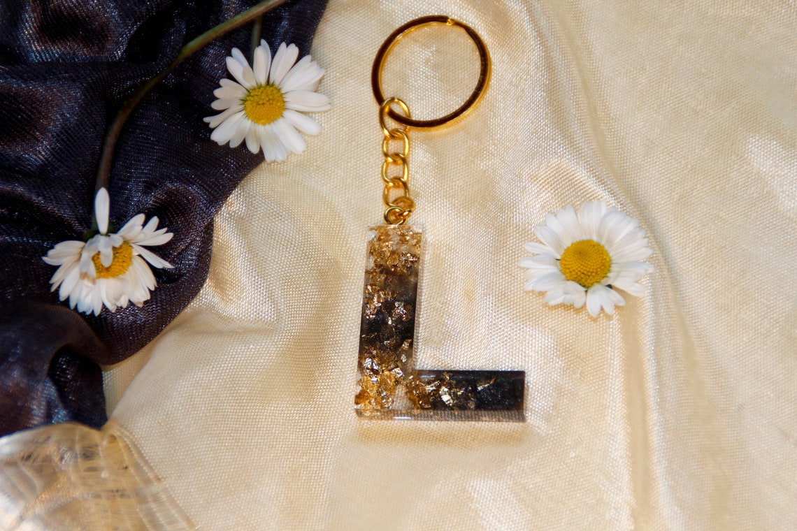 Keychain Made of Epoxy Resin/resin Etsy