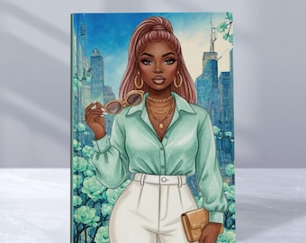 Undated Personal Planner for Black Women. Personalized Life Organizer. Budget, Notes & To-Do Pages