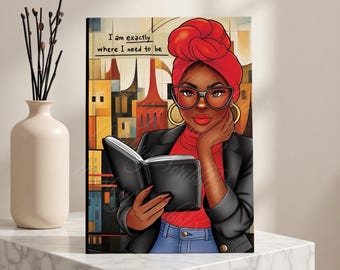 Undated Personal Planner for Black Women. Afrocentric Personalized Life Organizer. Budget, Notes & To-Do Pages