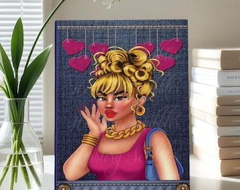 Daily Affirmation Journal for Black Women. Guided Self Care Prompt Book.  Mental Health Diary. Lined Writing Journal for Women