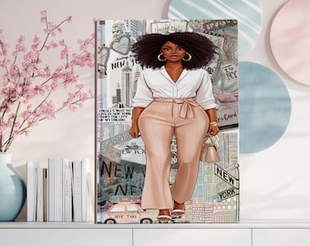 Black Woman Journal , Afrocentric Journal, Boss Lady Empowerment Gift