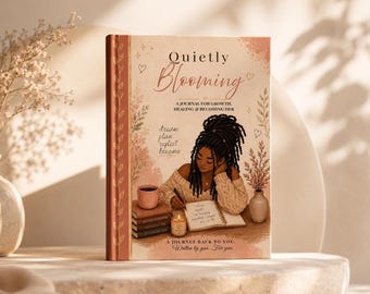 Self Care Gift Set, 6x9 Hardcover Guided Journal with Reflection Prompts