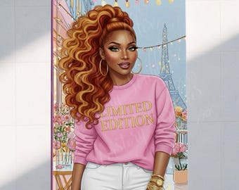 Undated Personal Planner for Black Women. Personalized Life Organizer. Budget, Notes & To-Do Pages