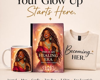 Relaxation Gift Set for Women, Journal Mug Candle Box, Self Care Package, Birthday or Get Well Present