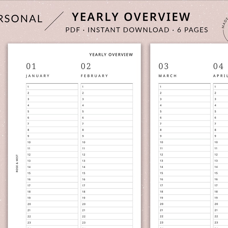 Filofax Personal - Etsy