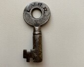 LVRR Lehigh Valley Railroad Switch Key WWI Era Steel Key