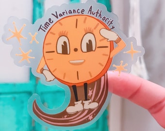 Miss Minutes-Loki Sticker transparent