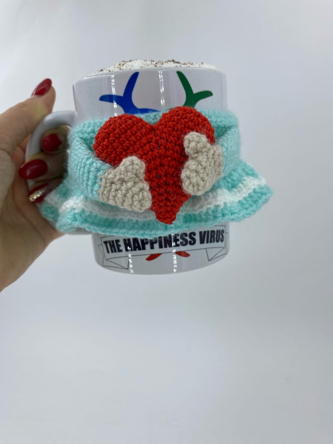 Crochet pattern mug holder cup cozy pattern easy crochet Etsy