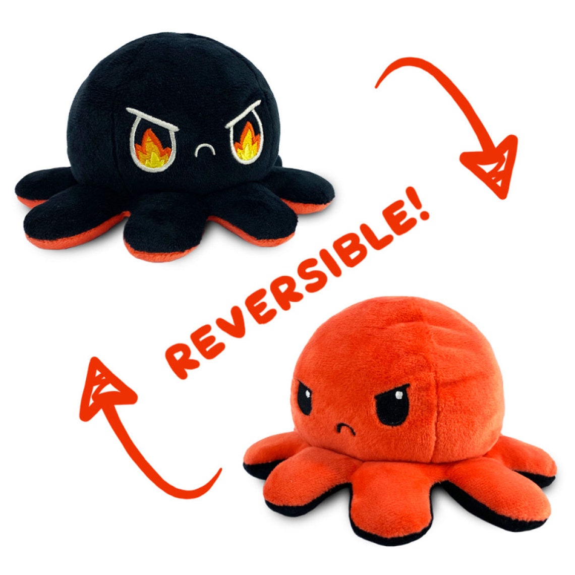 Reversible octopus plush octopus plushie octopus toy plush Etsy