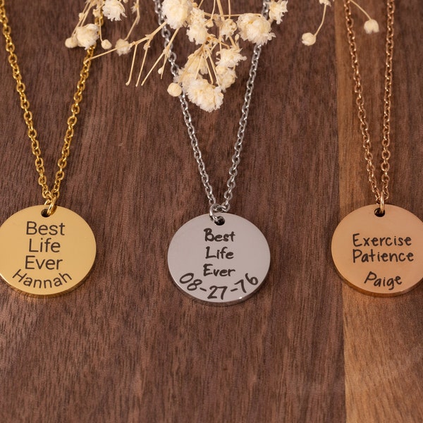 Best life ever necklace - JW gift - Jehovah's brother/sister present - exercise Patience Necklace - jw baptism gift for sisters