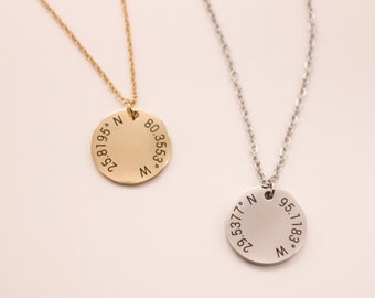 coordinates necklace tiffany's