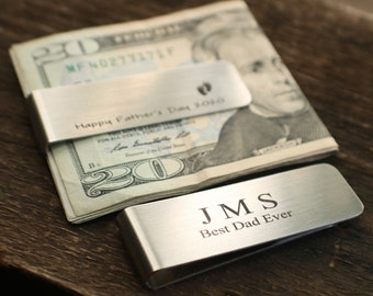 Personalized Money Clip, Husband Gift , fathers day gift from daughter,  fathers day gift from son, Gif for him, Boyfriend gift