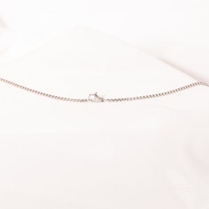 Initial Necklace for men, Letter gift for him, with box chain, boyfriend present, dad present bild 5