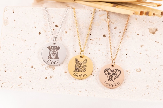 Celebrate Your Furry Friend in Style with Unique Pet Jewelry Charms 1 Custom Pet Portrait Dog Necklace, Pet Loss Gift for Mom, Dog Mom Memorial, Pet Jewelry, Unique Pet Gift, Pet Parent Gift - Etsy