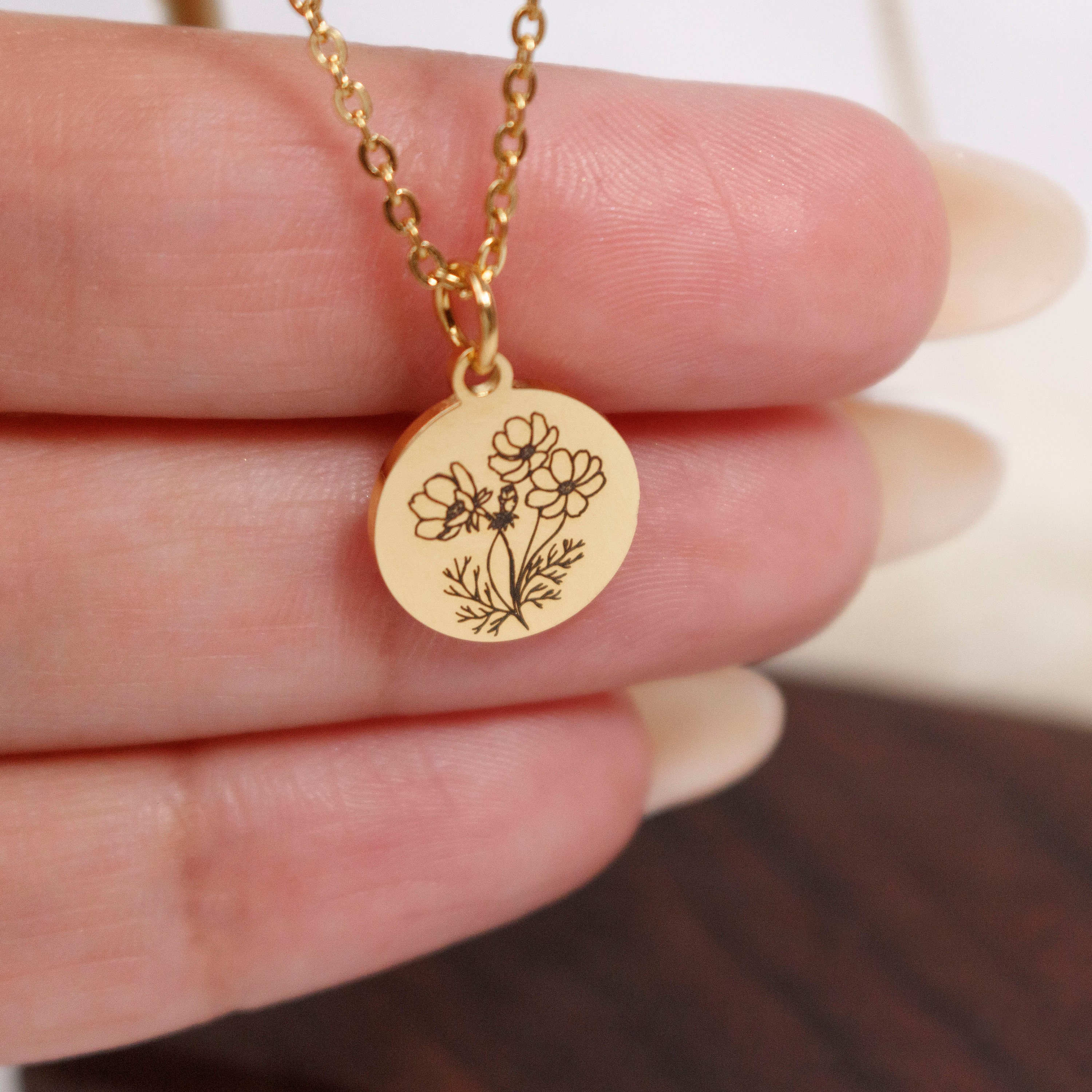 Sunflower Necklace Floral Pendant Necklaces for best friend Etsy