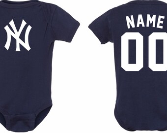 baby yankees jersey personalized