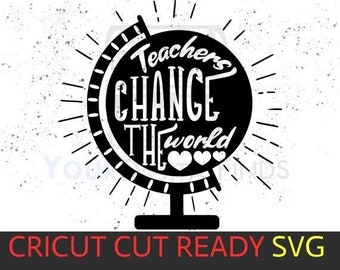 Download Teacher Globe Svg Etsy