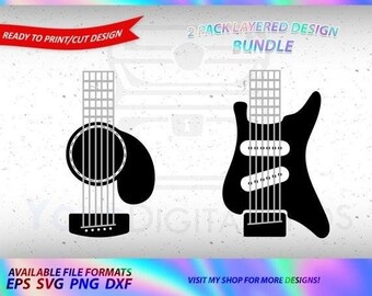 Download 3d Svg Guitar Etsy