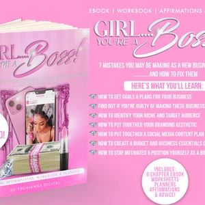 Girl, You're A Boss! eBook - Entrepreneur eBook - Business eBook - Boutique eBook