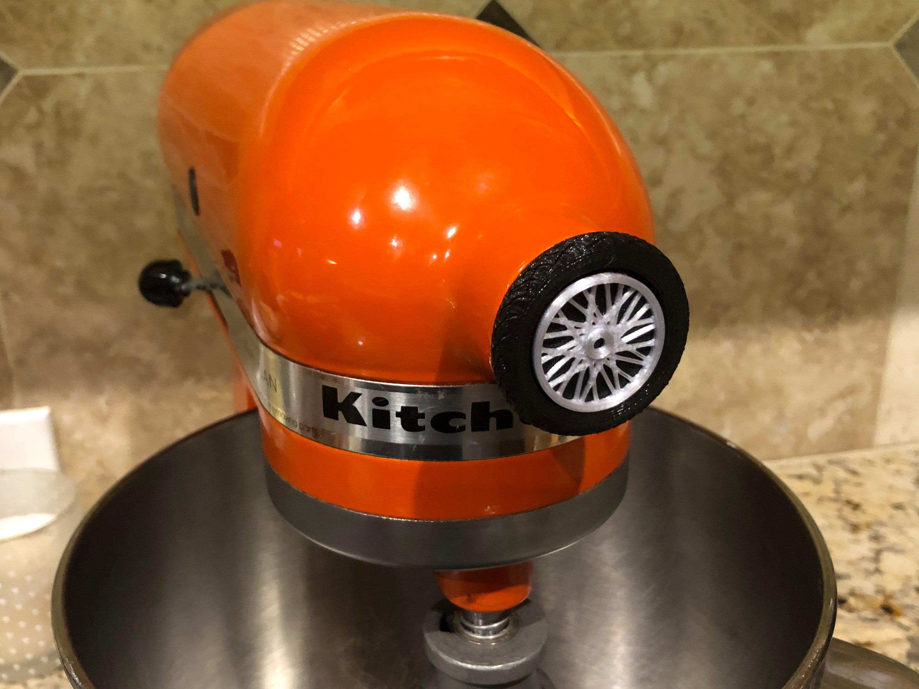 Motorcycle Mixer Spinning Bike / Motorcycle Wheel Kitchen Mixer Hub Cover - Etsy