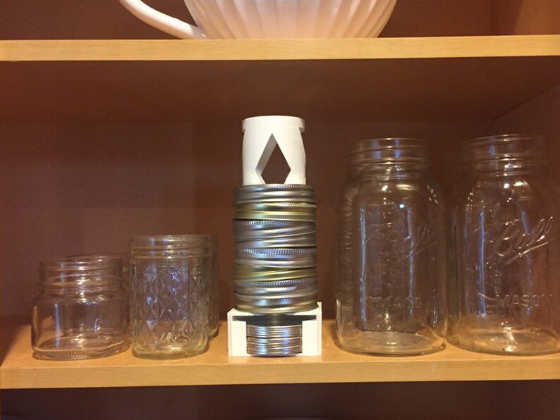 Canning Jar Small Lid and Ring Organizer for Mason Ball Etsy