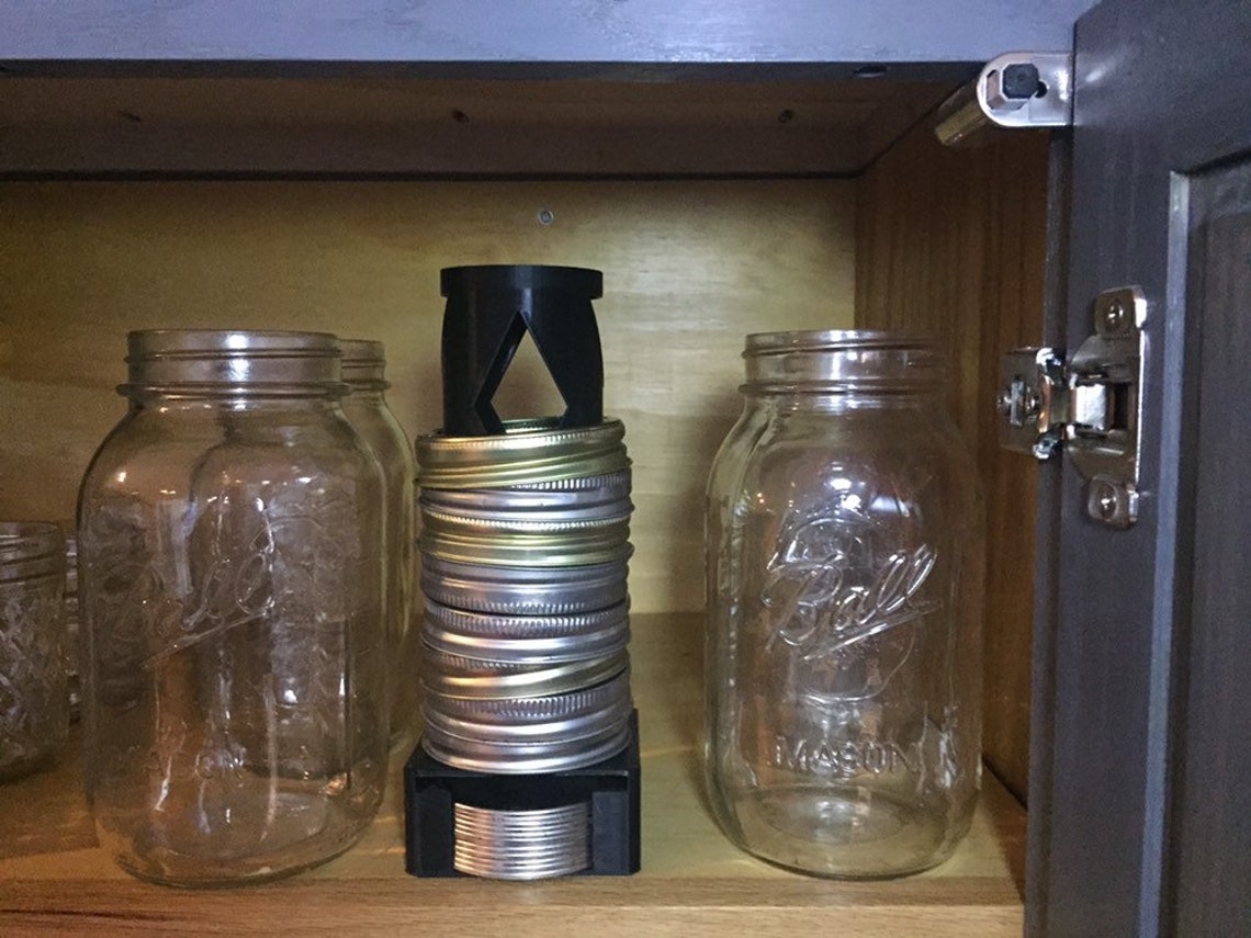 Canning Jar Small Lid and Ring Organizer For Mason Ball Etsy