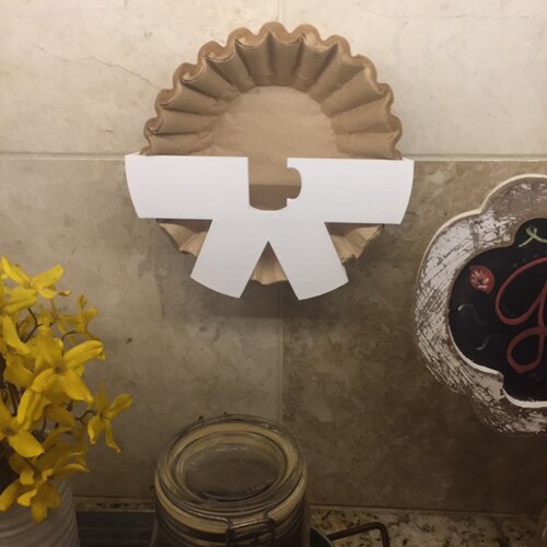 Coffee Filter Holder Cone 4 Organizer Hanging Kitchen Space Etsy