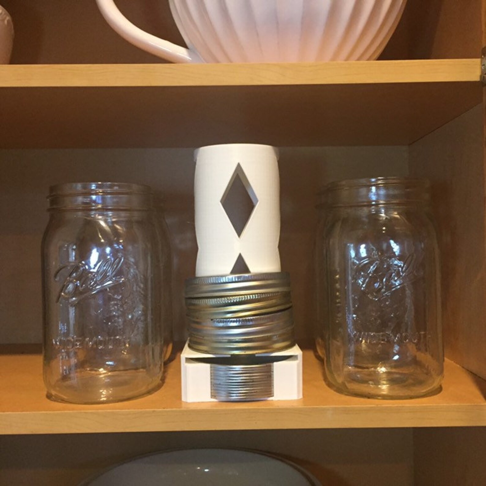 Canning Jar Wide Lid and Ring Organizer For Mason Ball Etsy