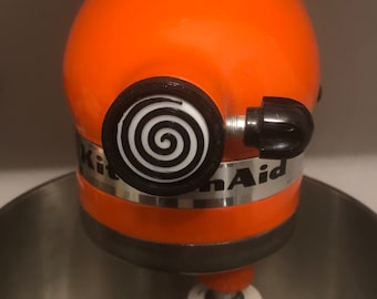 Spinning Spiral Kitchen Stand Mixer Hub Cover Decoration - Replacement Attachment Cap to Aid In Your Mixing