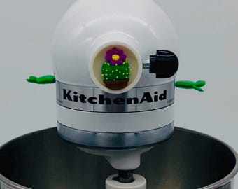 Kit de actualización decorativo para batidora de pie KitchenAid con bonito cactus