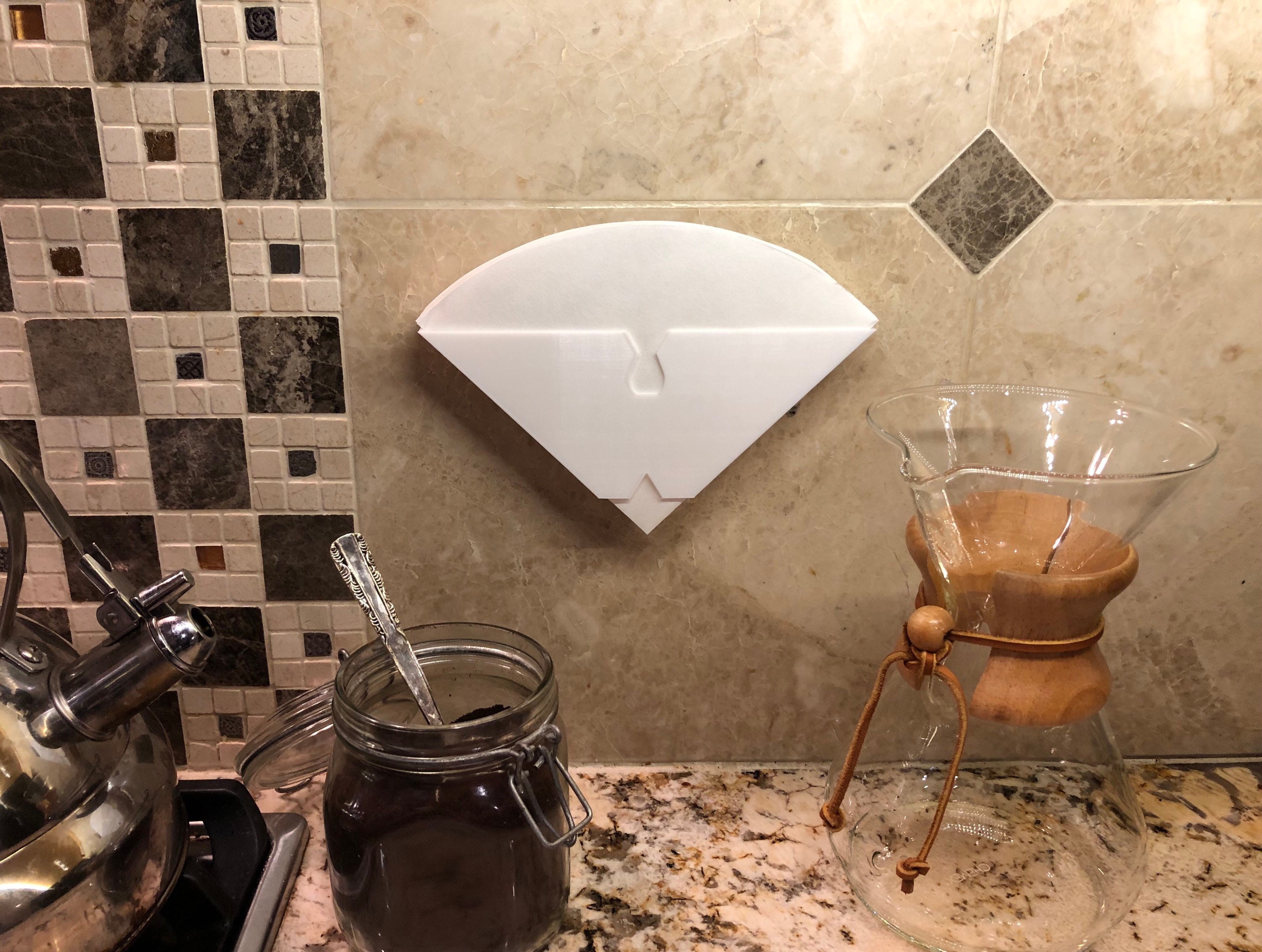 Chemex Coffee Filter Organizer Space Saving Holder for Etsy