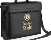 Fire Resistant Fire Safe Fireproof Document Bag, Travel Document Holder, Portable Bag for Valuables, Jewelry, Money, Legal Deeds, Wills