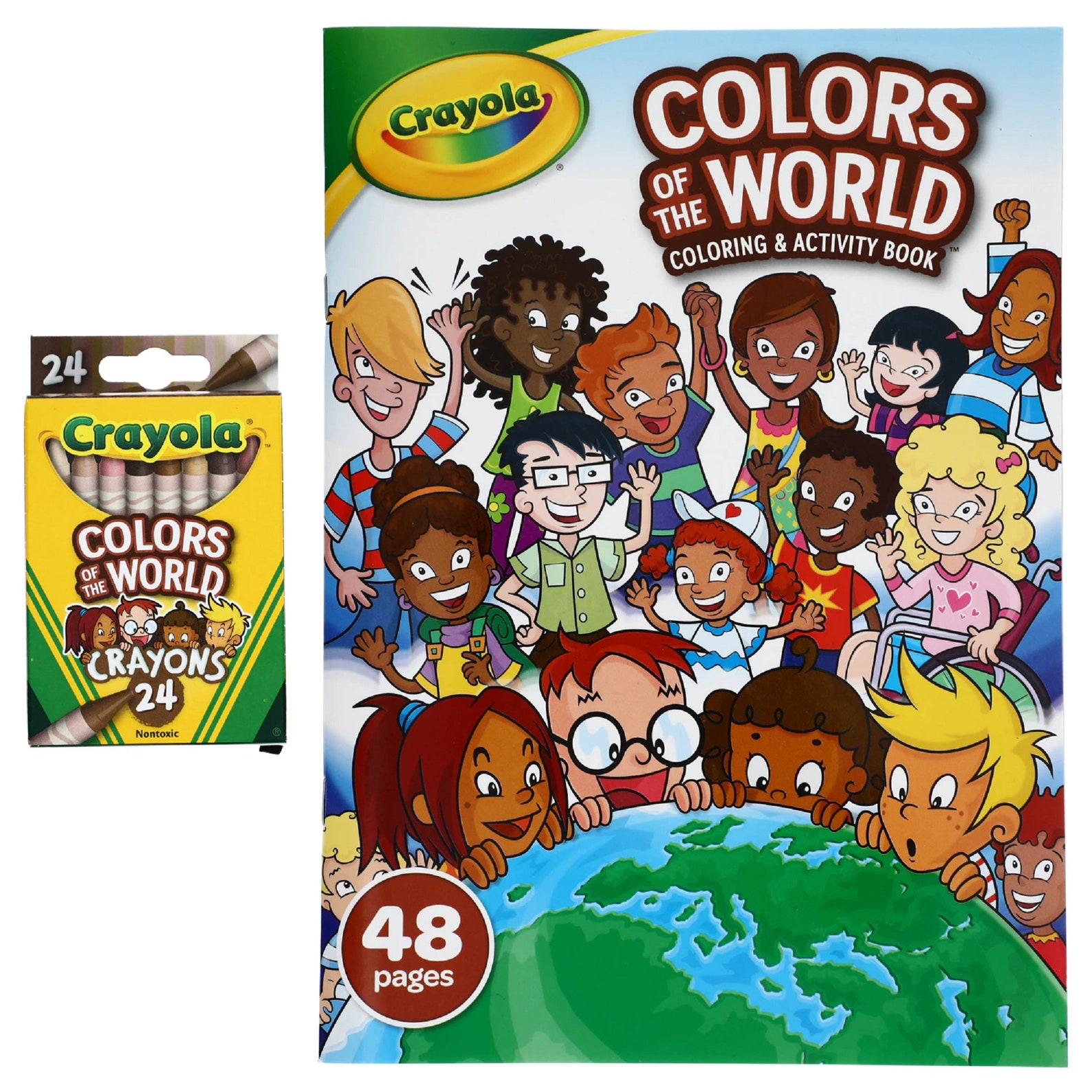 Crayola Colors Of The World Coloring and Activity Book 48 Etsy