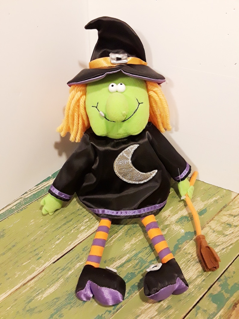 15 Inch Hallmark Halloween Witch Stuffed Toy Plush | Etsy