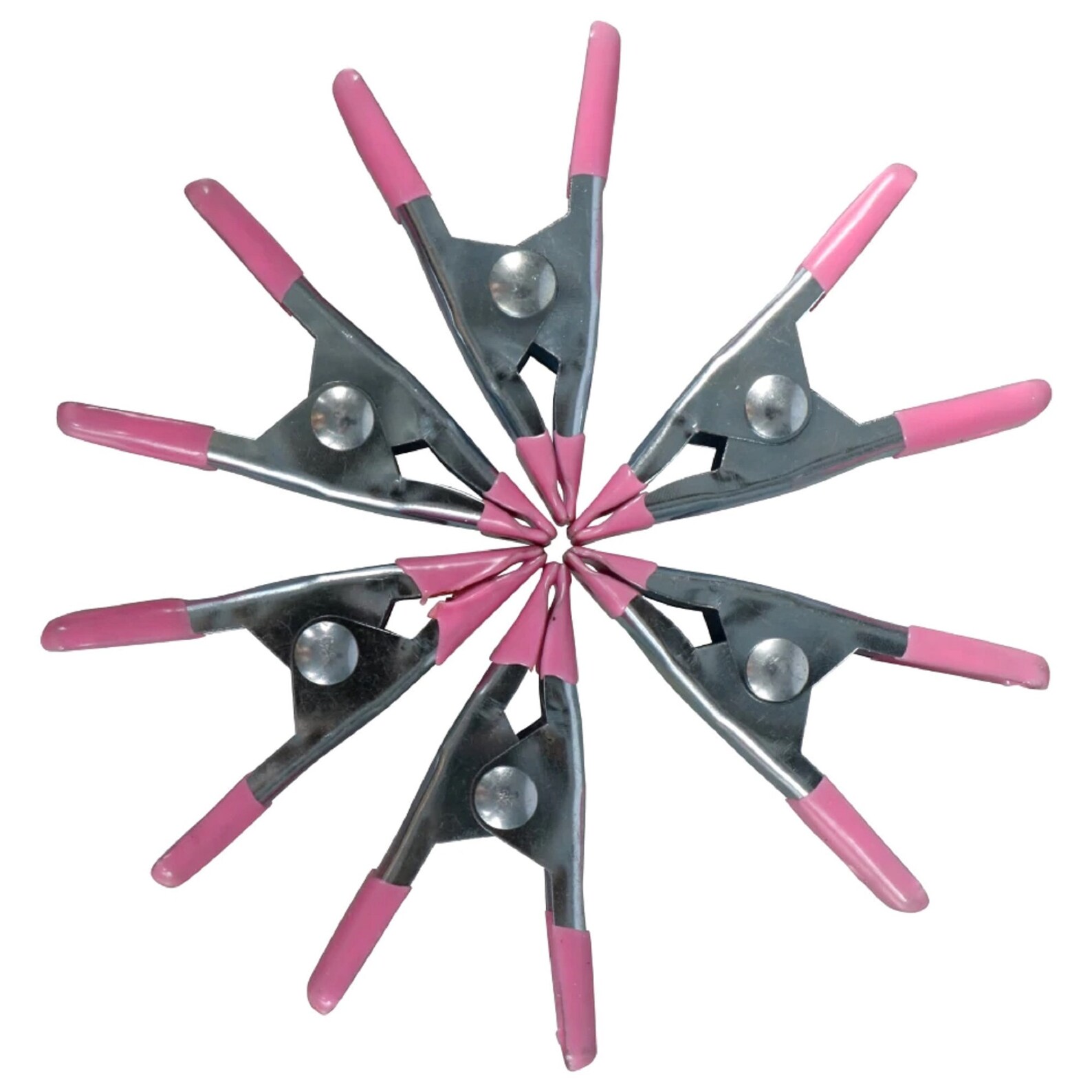 Pink Metal Craft Clamps 6ct. Packs Etsy