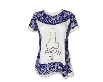 90s ヴィヴィアンウエストウッド PAGAN V Tシャツ M ヴィンテージ 90s ヴィヴィアンウエストウッド PAGAN V Tシャツ M ヴィンテージ